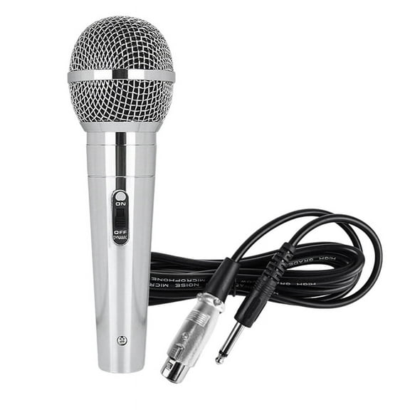 Microphone Handheld Professional Wired Metal Dynamic Microphone Clear Voice Mic for Vocal Music Performance
