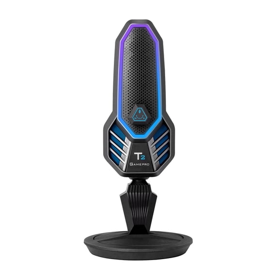 Microphone Headphone USB Wire Game Mic Anti-Vibration Shock Mount RGB Indicator,Cardioid Pickup Chatting Microphone
