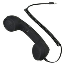 Microphone Headset Retro Handset Phone 3.5mm Jack Microphone Headset for Mobile Devices Noise Reduction Call AccessoryCable Headset
