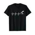thumbnail image 1 of Microphone Heartbeat Funny Singer Singing T Shirt Gift, 1 of 5