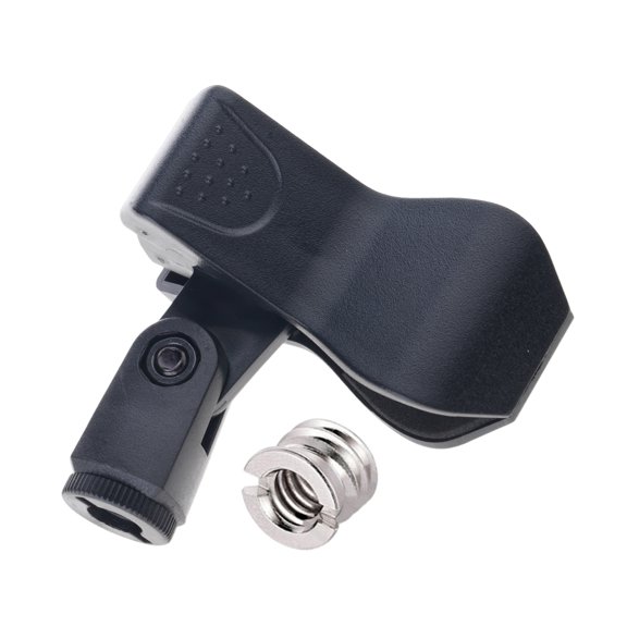 Microphone Holder Clip Quick Setups Adjustable Height and Inclination Universally Clamp Ranges Portable