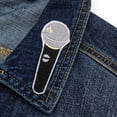 thumbnail image 1 of Microphone Iron On Embroidered Patch, 1 of 3