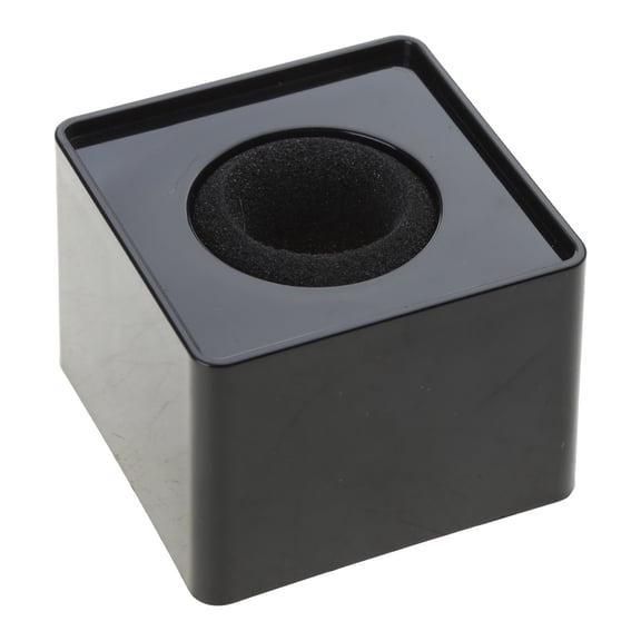 Microphone Logos Flag Station Square Shaped KTV Mic Station Cube Box ABS Props Microphones Stand