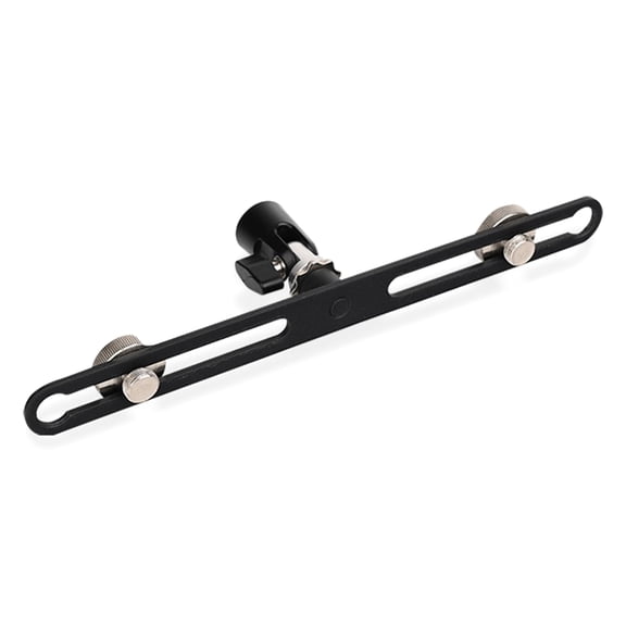 Microphone Mic Mount Extension Bracket Holder Stand Spacing Double Mic Boom Holding Stereo Adjustable