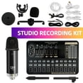 thumbnail image 1 of Microphone for Podcast Equipment Bundle and Studio Recording Equipment, USB Microphone, DJ18 Microphone for Computer, Perfect for Recording Podcasts and Live Streaming, White, 1 of 7