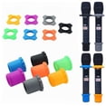 thumbnail image 1 of Microphone Protection Set Anti-Rolling Ring Bottom Sleeve Handheld Microphone Shockproof Shackproof Silicone Cover for BBS KTV DJ Device, 1 of 8