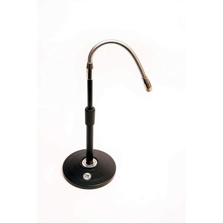 Desktop Microphone Stand Table Desk Mic Holder Stands Clip Mount Clamp Round Base Podcast Recording 5Core MS RBS CH IN