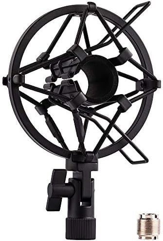 Microphone Shock Mount Holder Clip Mic Anti-Vibration for 22mm-26mm Diameter Dynamic Mic Like Shure SM58 58S SM57 PAG48 Sennheiser E835 E845 AKG D5S Samson Q7 Q8 Behringer Xm8500