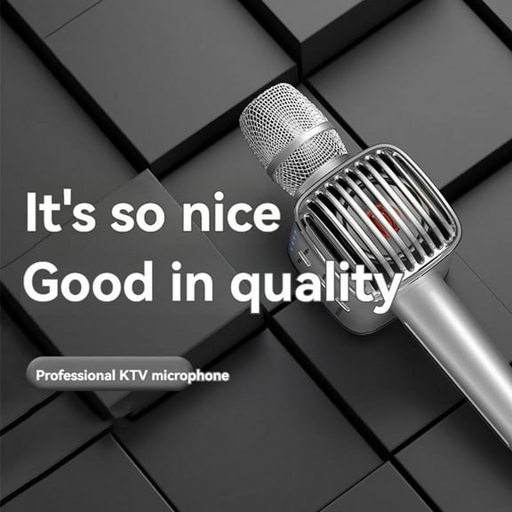 Microphone Sound Integrated Microphone Home Mobile Phone TV Wireless Bluetooth Universal Singing Karaoke,1 x microphone 2 x cables 1 x storage bag 1 x Chinese and English instruction manual