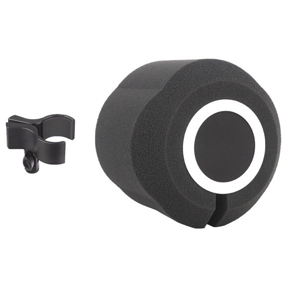 Microphone Sound Isolation Sponge Sleeve Canceling Recording Windscreen for Live Performances and Studio Setting