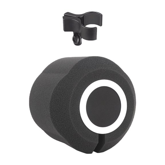 Microphone Soundproof Sleeve Windproof Sound Reduction Capacitve Mic Windscreen Net Sound-Absorbing for Live