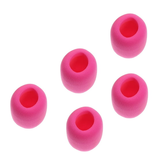 Microphone Sponge Cover Durable Protector for Simple Pads Thick Covers Pink 5 Pcs