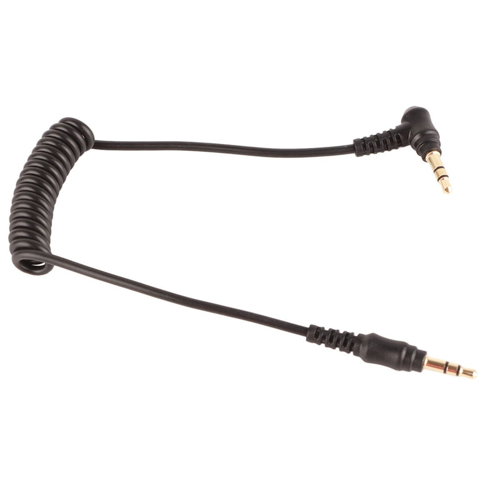 Microphone Spring Adapter Wire, Easy To Fix Audio Cable Black