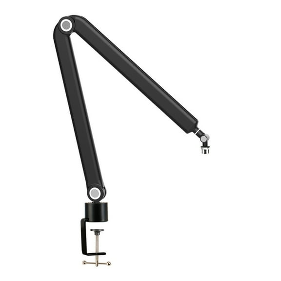 Microphone Stand Adjustable Boom Arm 360 Degree Rotating with Heavy Duty Clamp