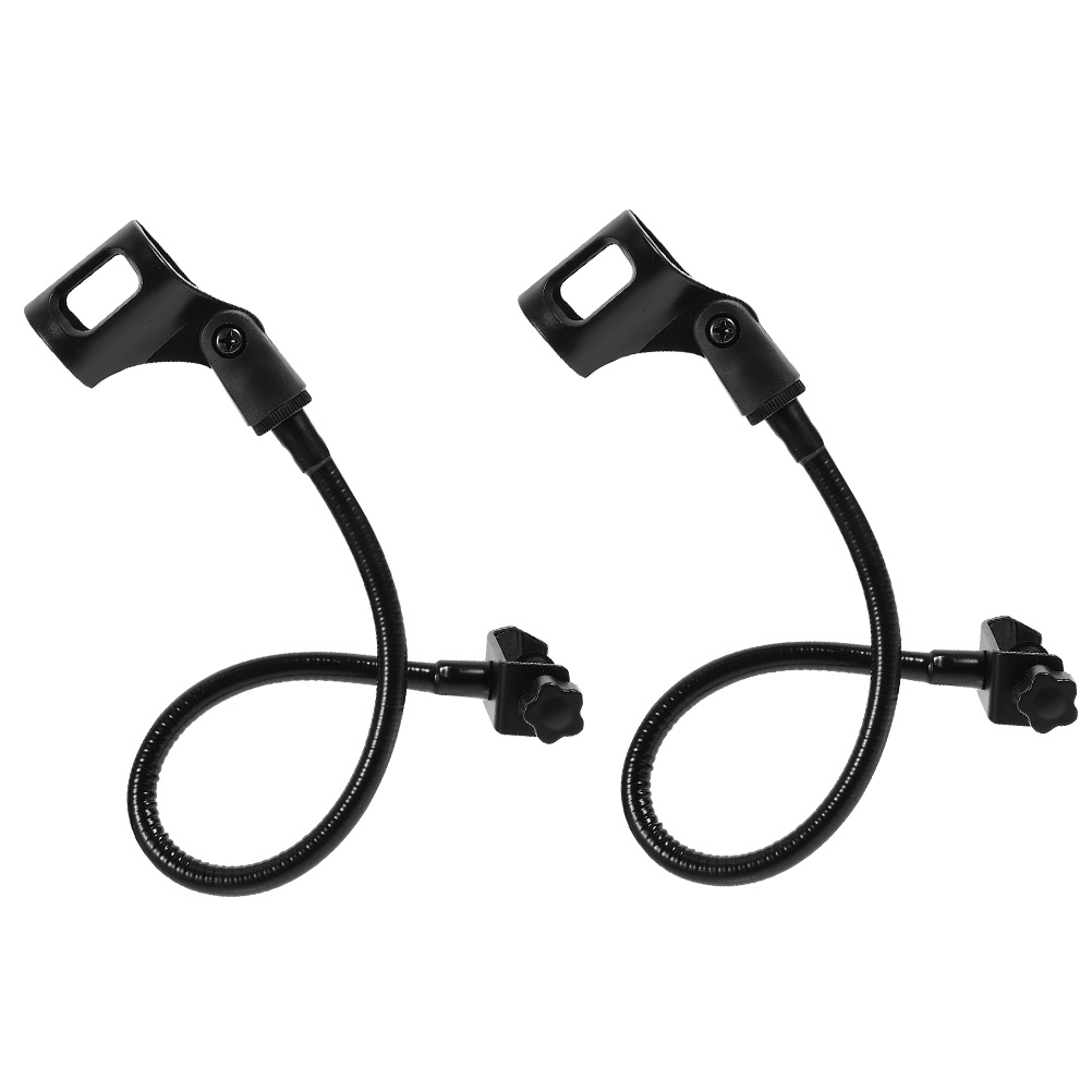 Microphone Stand Bracket Gooseneck Tabletop Shelves Adjustable Desktop