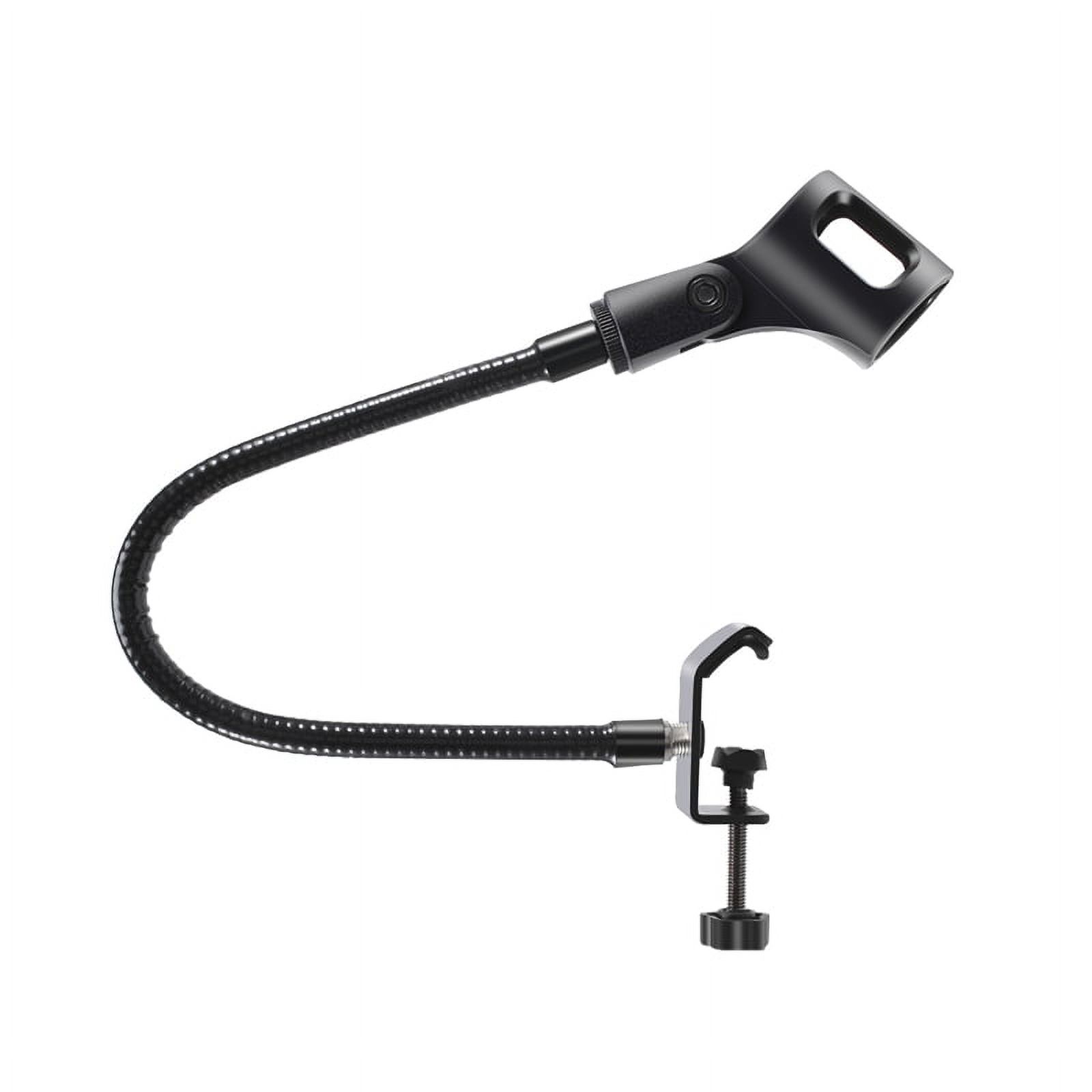 Microphone Stand Flexible Gooseneck Desk Clamp Holder Microphone Arm Recording Equipment for Meeting Lecture Podcast - image 1 of 6