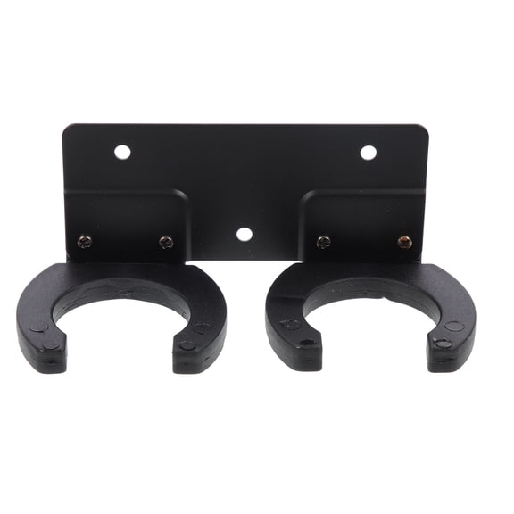 ifundom Black Metal Microphone Hanger Hook Wall Mount Storage Holder Compatible with Most Microphones for Studio and Home Use