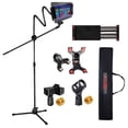 thumbnail image 1 of Microphone Stand with Mobile Phone and Tablet Holder Adjustable for Studio 5 Core, 1 of 11