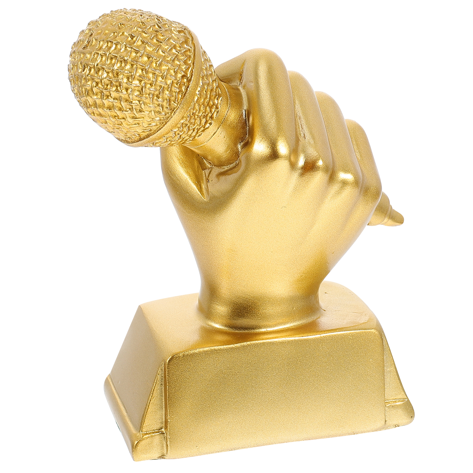 Microphone Trophies Mic Trophy Speech Contest Trophy Award for Karaoke Singing Competitions
