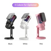 Microphone,White With To Mute Compatible With Knob Play One Key Play Compatible With Mode Computer Mic Mute And Mode Pick- With - Mic Kit With Usb And Kit With And Knob Pick- One