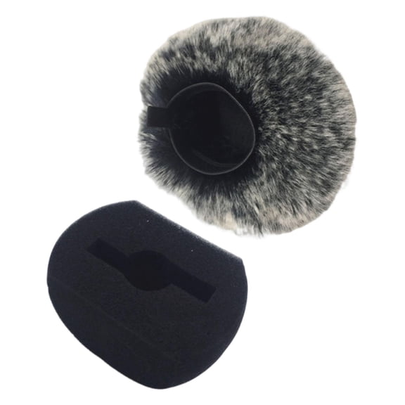 Microphone Wind Cover Mic Muff Sound Absorbing Sponge Material Noise Reduction for H5 H6 Outdoor Studio Use