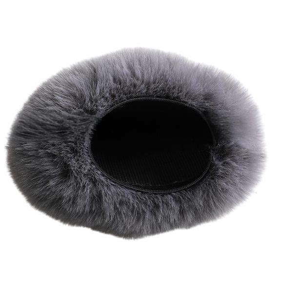 Microphone Windscreen,Plush Protective Cover Windproof for Auditory Clarity Condenser Microphone Windproof Protector