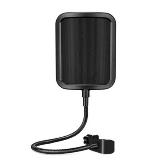 Microphone for Pop Filter Screen with Flexible Gooseneck Clip for Studio Recording, Podcasts and Streaming for Pop