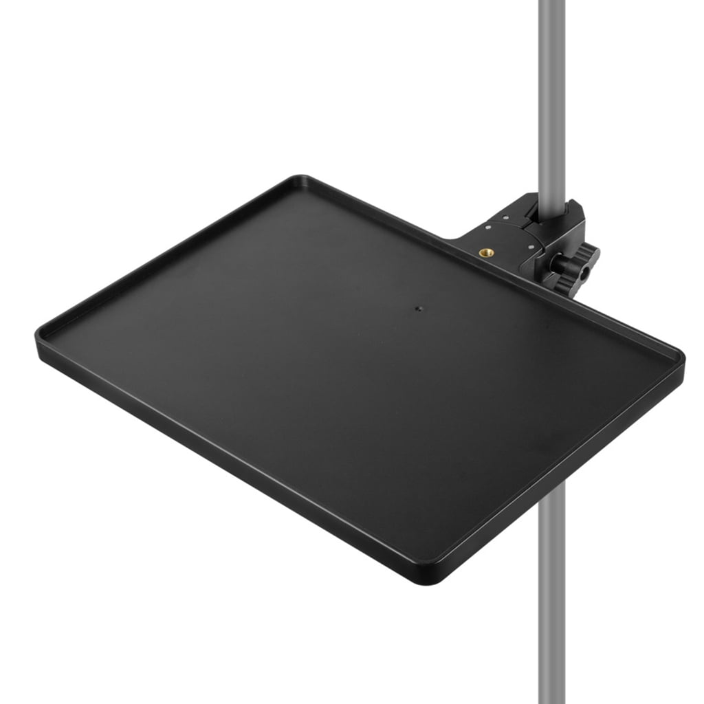 Professional Recording Equipment Mic Stand Tray For Microphones Stands Mixer Supports 2kg Load Durability ABS Construction