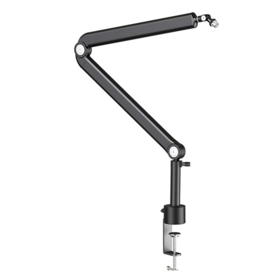Microphones Stand for Table Microphones Arm Swivels and MS089SV Microphones Shock Mount Silver for Track