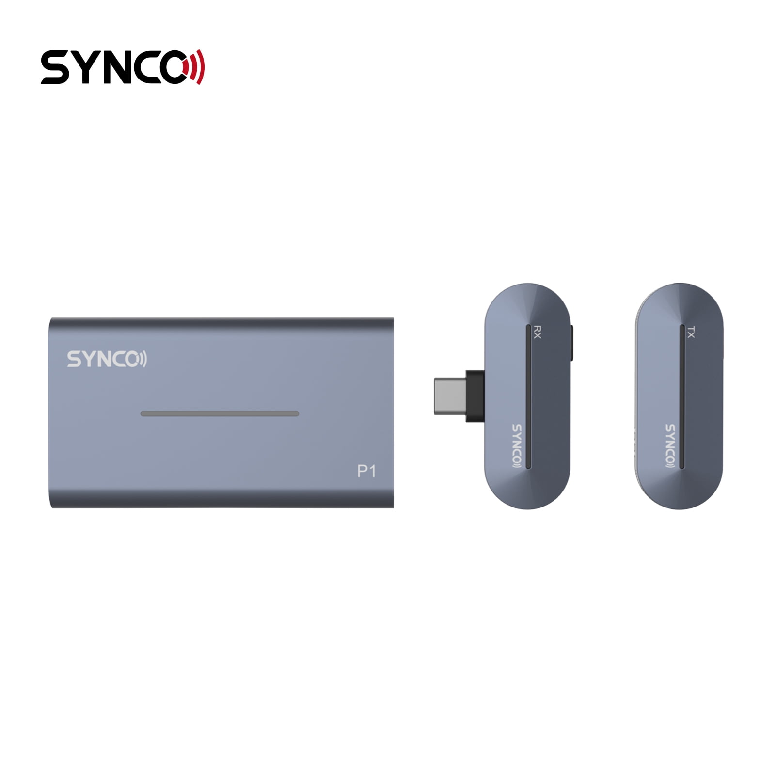 Microphones,With Clip-on Type-c P1st Built-in Battery Compatible Type-c Tablet Laptop Receiver 150m Built-in Battery P1t 150m With Dsfen
