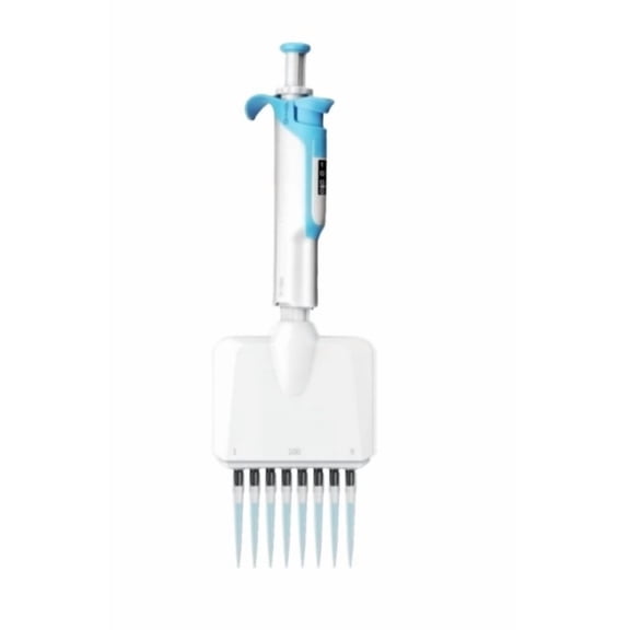 Micropipette Adjustable 10-100ul/30-300ul Fully Manual 8 Channel Laboratory Pipette ,High Precision