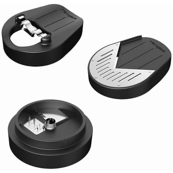 Microplane 3-Piece Gourmet Jar Top Bundle Spiralizer, Corn Stripper & Peeler, Stainless Steel Jar Tops