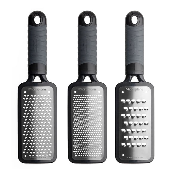 Microplane 3pc Home Series Grater Set (Black)