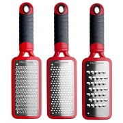 Microplane 3pc Home Series Grater Set Red