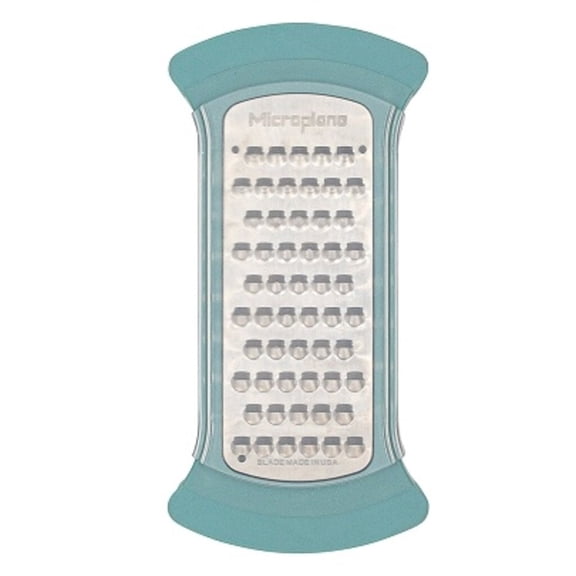 Microplane Bowl Grater Hand Grater That Fits in Mixing Bowls (Purist Blue)