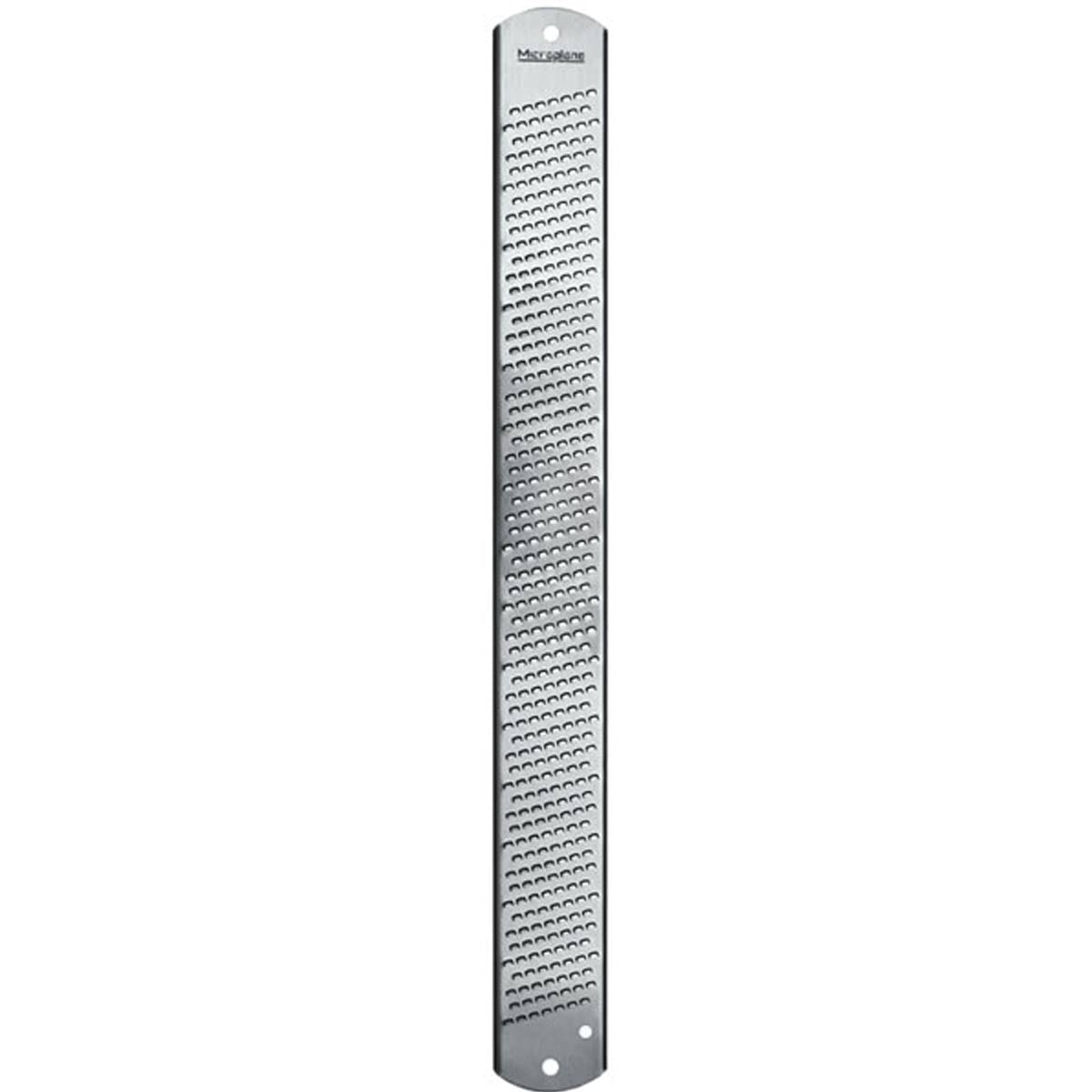 Microplane Polished Stainless Steel Flat Zester Grater