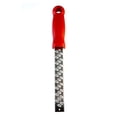 thumbnail image 1 of Microplane Classic Short Stainless Cheese & Vegetable Ribbon Grater - Red, 1 of 5