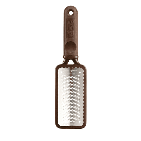 Microplane Colossal Foot File Pedicure Rasp for Dry and Callused Feet - Brown