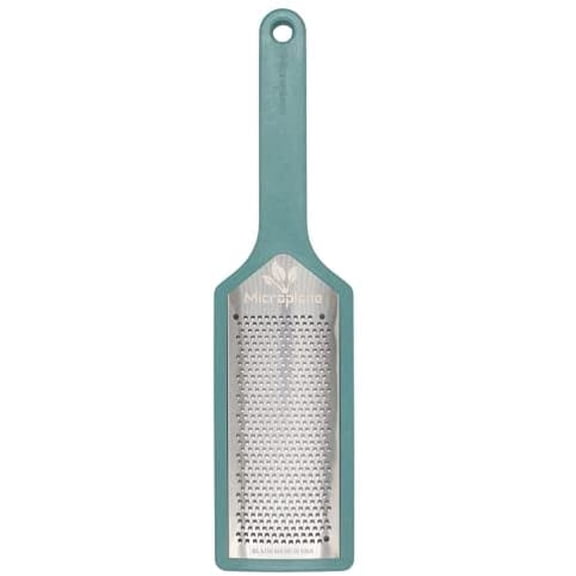Microplane EcoGrate Series Fine Blade Cheese Grater - Peacock Blue