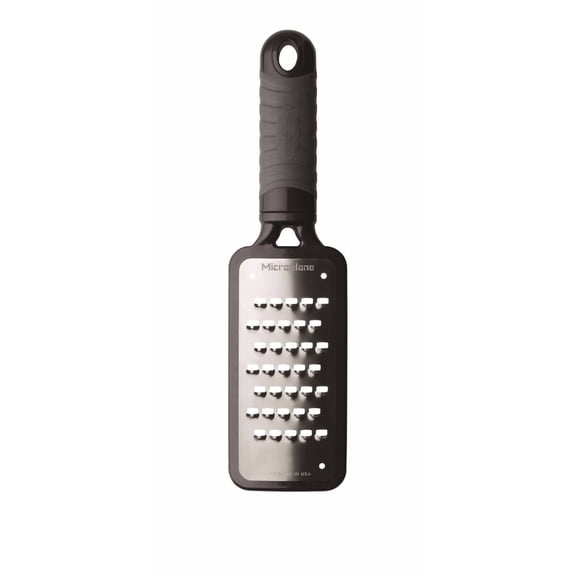 Microplane Home Series Extra Coarse Grater for Slaws & Hash Browns (Black)
