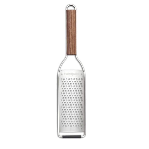 Microplane Master Series Coarse Blade Cheese Grater with Wood Handle