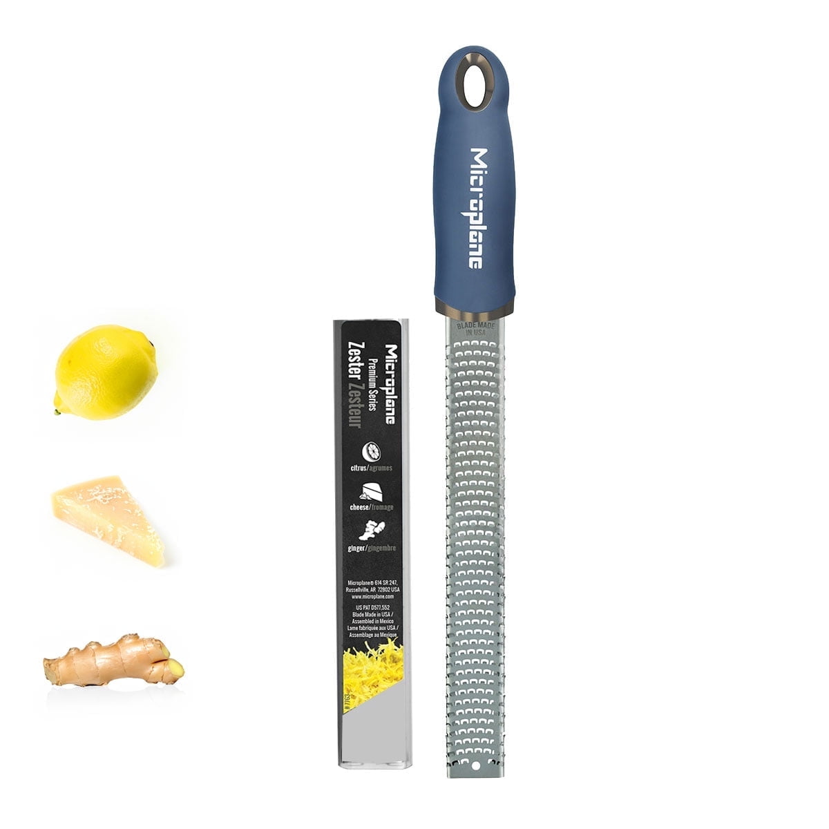 Microplane Premium Classic Zester - Denim Blue, Fine