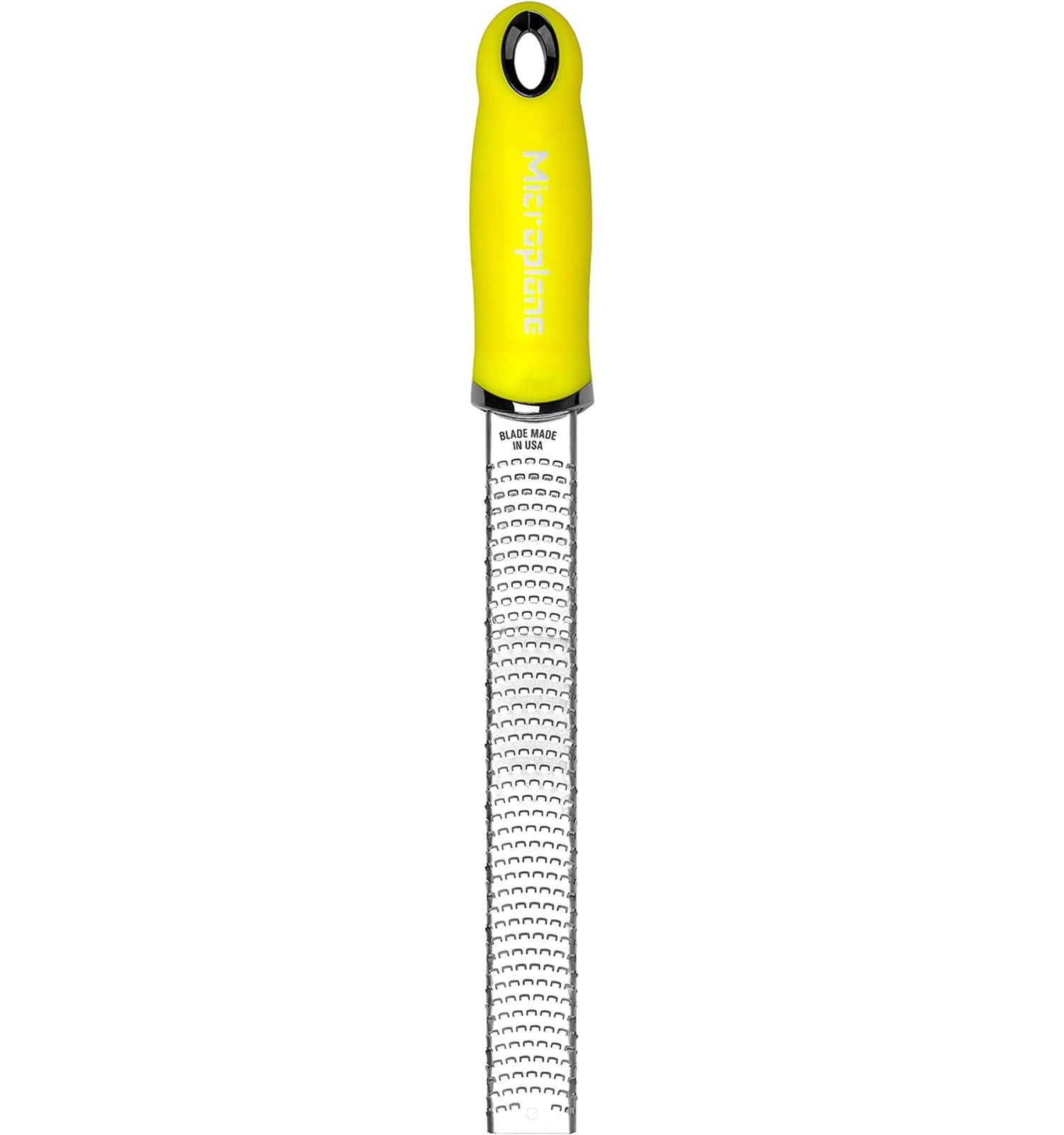 Neon Yellow Stainless Steel Citrus Zester Grater