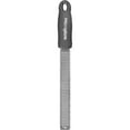 thumbnail image 1 of Microplane Premium Classic Zester Grater - Premium Stainless Steel, After Dark Gray Handle - for Citrus, Cheese, Garlic, Ginger, Nutmeg, Chocolate, 1 of 4