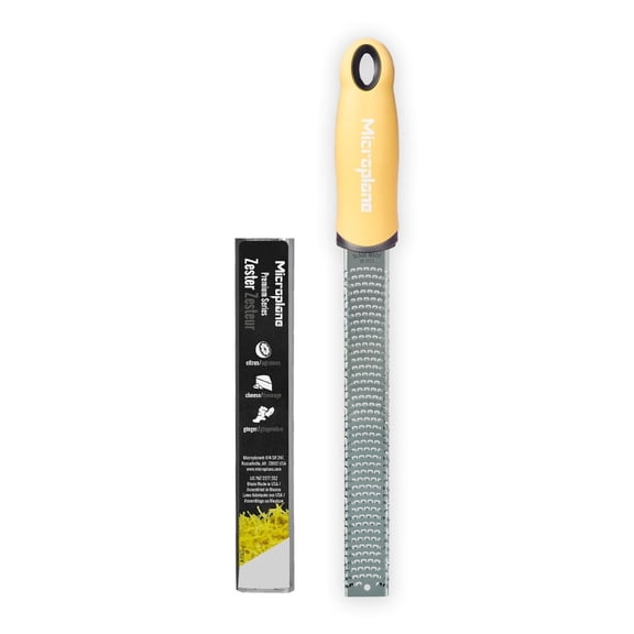 Microplane Premium Zester/Grater in Lemon Cream with Protective Cover