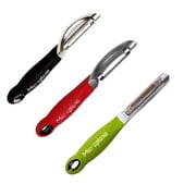 Microplane Professional Peeler Trio - Straight, Serrated, Julienne - Soft-Grip Handles