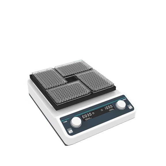 Microplate Mixer 96-Well Plate Shaker Laboratory Equipment Cell Culture Plate Mixer Adjustable Speed 500-1200 Rpm ,Easy to Use