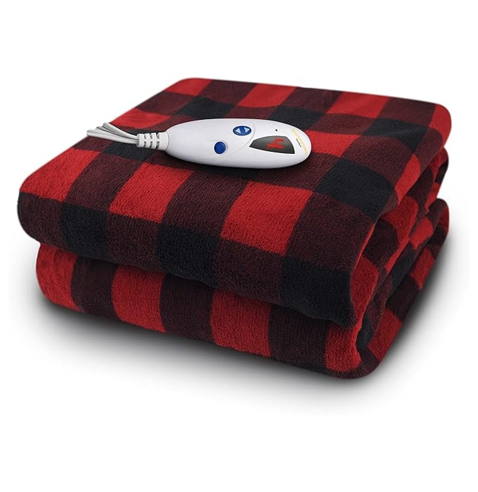 Microplush Electric Heated Throw Blanket with Adjustable Heat Settings ...
