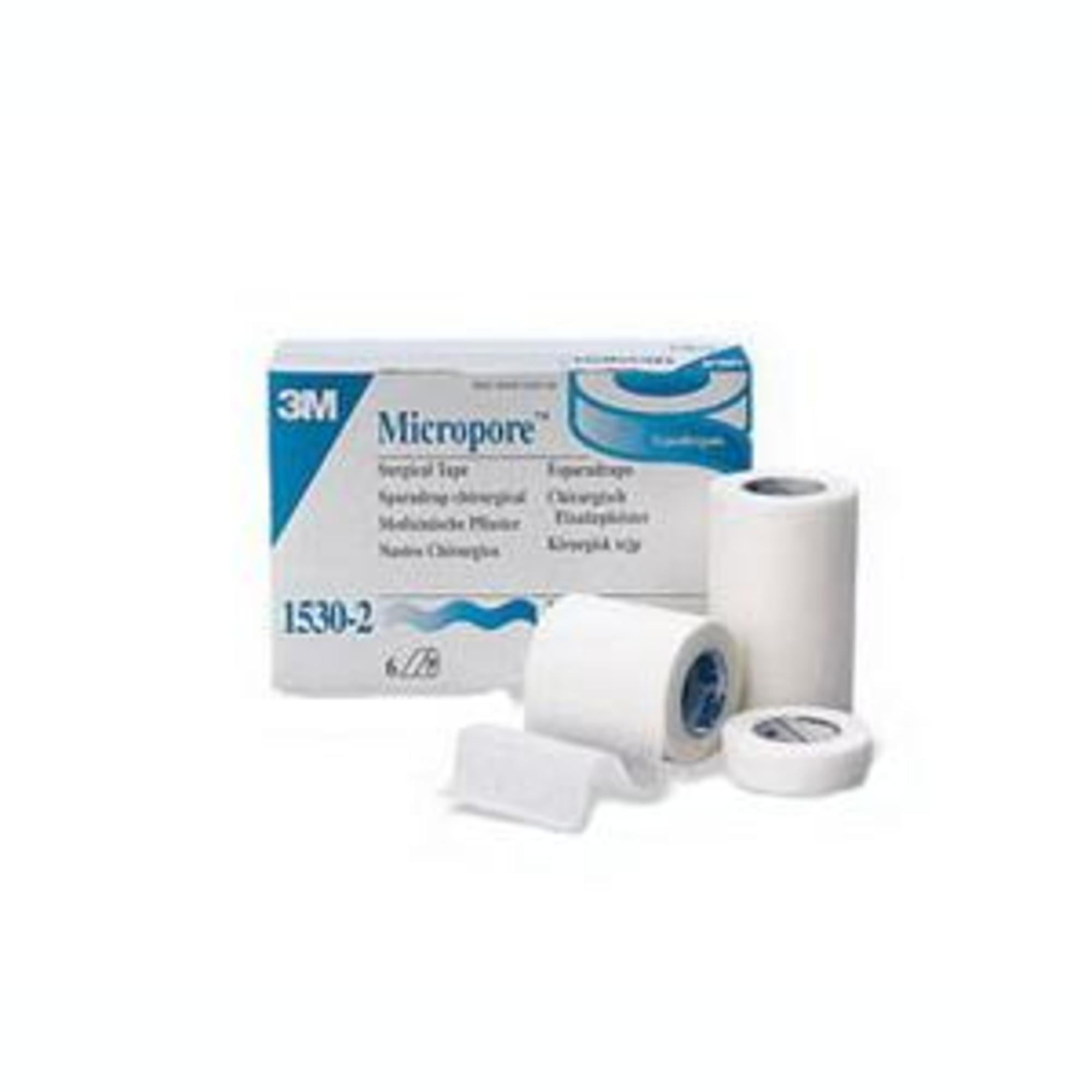 Micropore Medical Tape Skin Friendly Paper 3 Inch X 10 Yard White NonSterile Case of 40