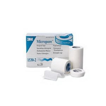 Micropore Medical Tape Skin Friendly Paper 3 Inch X 10 Yard White NonSterile Case of 40